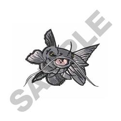 detailed catfish machine embroidery pattern - Catfish perfect for Fishing Gear
