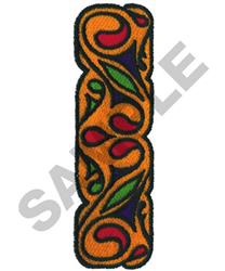 CELTIC BORDER - 5x7 border detailed machine embroidery design for reusable tote bags