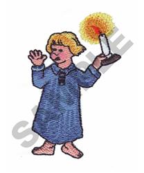 CHILD WITH CANDLE