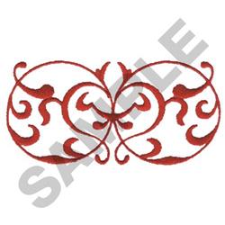 Circular Scrolls - 4x4 scroll beginner-friendly embroidery design for reusable tote bags