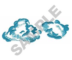 cloud quick stitch machine embroidery - CLOUDS perfect for decorative pillow covers