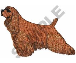 COCKER SPANIEL - 4x4 puppy dog beginner-friendly embroidery design for cute baby onesies