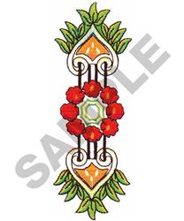detailed leaf machine embroidery pattern - COMPOSITION perfect for Cushion Covers