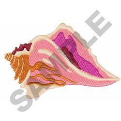 shell beginner-friendly machine embroidery - CONCH SHELL for decorative pillow covers