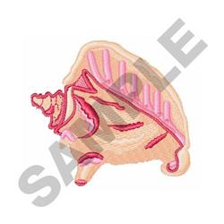 shell detailed machine digital embroidery - CONCH SHELL perfect for Nursery Decor
