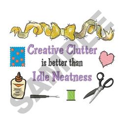 CRAEATIVE CLUTTER - 5x7 clutter detailed embroidery design for Kids Clothing