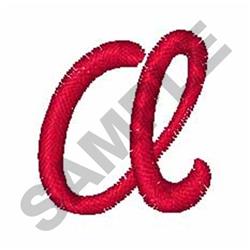 quick stitch script machine embroidery pattern - CURLY SCRIPT a perfect for Sun Hats