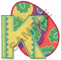 Easter eggs detailed machine embroidery - EASTER EGG K for decorative pillow covers