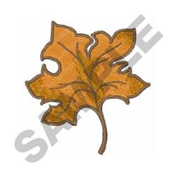 FALL LEAF - 4x4 tree beginner-friendly embroidery design for Thanksgiving Decor