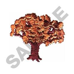quick stitch autumn tree machine embroidery pattern - FALL TREE for decorative pillow covers