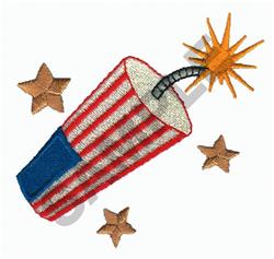 FIRE CRACKER - 4x4 cracker beginner-friendly embroidery design for reusable tote bags