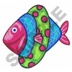 FISH WITH FLOAT - 4x4 float detailed machine embroidery design for Baby Blankets