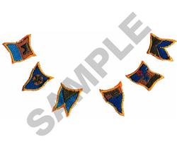 FLAGS - 5x7 flag beginner-friendly machine embroidery design for Display Cases
