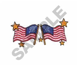 FLAGS - 4x4 flag beginner-friendly machine embroidery design for reusable tote bags