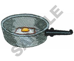 FRYING EGG - 4x4 egg beginner-friendly embroidery design for festive table runners
