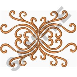 scroll detailed machine embroidery - Full Back Scroll perfect for festive table runners