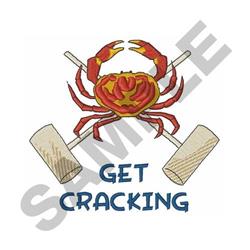 cracking detailed machine digital embroidery - Get Cracking perfect for Funny Gifts