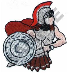 beginner-friendly gladiator machine embroidery pattern - GLADIATOR for cute baby onesies