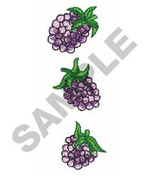 Vibrant grape clusters with rich purple hues and lush green leaves, showcasing their plumpness in playful design.