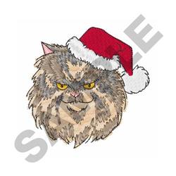 Grumpy Cat - 4x4 kitten detailed embroidery design for holiday greeting cards