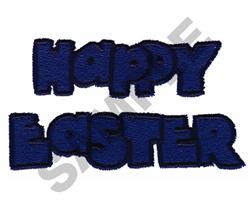 HAPPY EASTER - 4x4 easter detailed machine embroidery design for cute baby onesies
