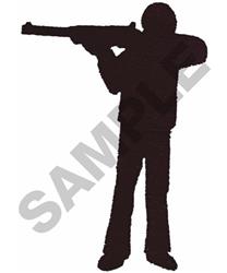 HUNTER - 5x7 hunter beginner-friendly machine embroidery design for reusable tote bags