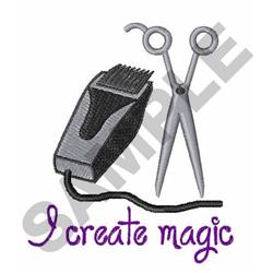I CREATE MAGIC - 4x4 magic detailed embroidery design for Kids Swim Bags
