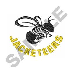JACKETEERS - 4x4 jacketeer beginner-friendly embroidery design for reusable tote bags