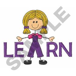 LEARN - 4x4 learn beginner-friendly embroidery design for Kids Room Decor