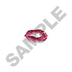 LIPS - 4x4 lip quick stitch machine embroidery design perfect for cute baby onesies