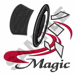 MAGIC - 4x4 magic beginner-friendly embroidery design for Magic Show Merchandise