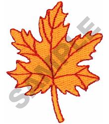 MAPLE LEAF - 4x4 tree beginner-friendly machine embroidery design for cute baby onesies