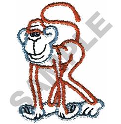 beginner-friendly monkey machine embroidery pattern - MONKEY for Nursery Decor