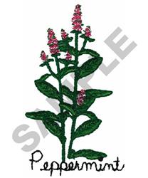 leaf beginner-friendly machine embroidery - PEPPERMINT perfect for kitchen aprons