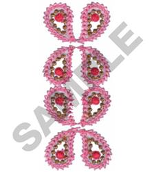 quick stitch placket machine embroidery pattern - PLACKET for decorative pillow covers