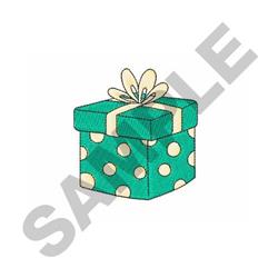 Present - 4x4 present beginner-friendly machine embroidery design for Gift Wrap