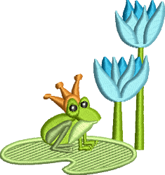beginner-friendly fairy machine embroidery pattern - Prince Charming for cute baby onesies