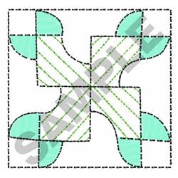 beginner-friendly pattern machine embroidery pattern - QUILT PATTERN for decorative wall hangings
