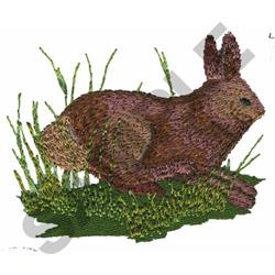 RABBIT - 4x4 bunny rabbit detailed embroidery design for Kids Backpacks