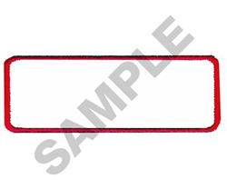 RECTANGLE 100 - 5x7 100 quick stitch machine embroidery design for reusable tote bags