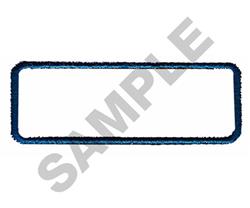 RECTANGLE 103 - 4x4 103 quick stitch machine embroidery design for kitchen aprons