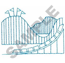 coaster quick stitch machine embroidery - ROLLER COASTER perfect for Party Supplies