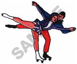 beginner-friendly rollerskater machine embroidery pattern - ROLLERSKATERS for Dance Bags