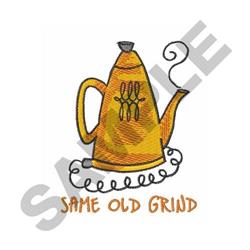 grind detailed machine embroidery - SAME OLD GRIND perfect for decorative pillow covers