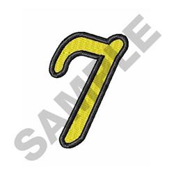 number beginner-friendly machine embroidery - Script Number 7 for decorative pillow covers