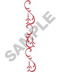 border beginner-friendly machine embroidery - SCROLL BORDER for Wall Decorations
