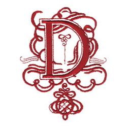 scroll beginner-friendly machine embroidery - SCROLL D perfect for kitchen aprons