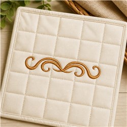 scroll beginner-friendly machine embroidery - Scroll for decorative wall hangings