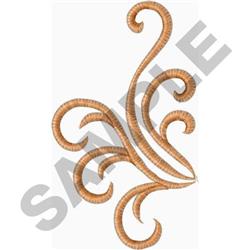 scroll beginner-friendly machine embroidery - Scroll for decorative wall hangings