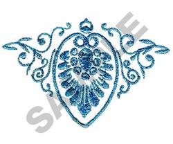 SCROLL - 5x7 scroll beginner-friendly machine embroidery design for reusable tote bags